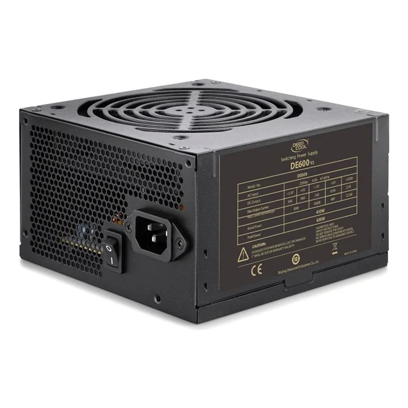 Фото типа устройства для Power Unit DEEPCOOL DA500 500W 80 PLUS Bronze certified 100-240V/ Intel ATX12V v 2.31 120mm f
