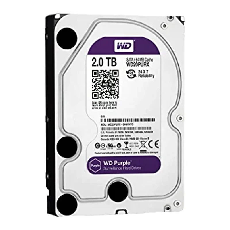 WD 1TB 5400rpm 64MB WD10PURZ PURPLE SURVEILLANCE SATA3